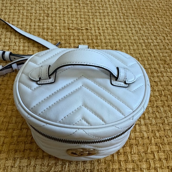 Gucci Cream Quilted GG Backpack - Picture 2 of 10